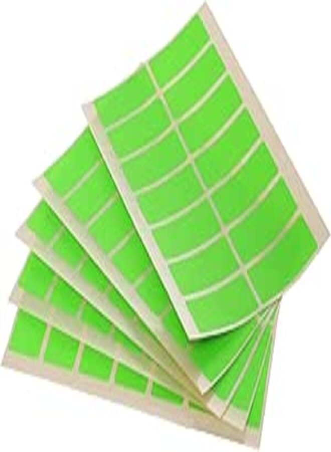 Tanex Office Sticker 19×40 mm 70 Labels 5 Sheets A5 Model OFC113 high visibility rectangular stickers for labeling
